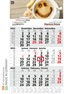 Einblattkalender