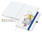 Preview: Match-Book White Bestseller A4 Natura individuell, mittelblau