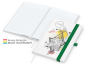 Preview: Match-Book White Bestseller A4 Natura individuell, grün