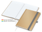 Preview: Match-Book White Bestseller A4 Natura braun-individuell, silbergrau