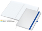 Preview: Match-Book White Bestseller A4 Cover-Star matt-individuell, mittelblau