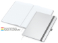 Preview: Match-Book White Bestseller A4 Cover-Star gloss, silbergrau