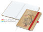 Preview: Match-Book White Bestseller A5 Natura braun-individuell, rot