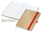 Preview: Match-Book White Bestseller A5 Natura braun-individuell, rot