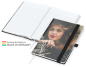 Preview: Match-Book White Bestseller A5 Cover-Star gloss-individuell, schwarz