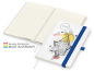 Preview: Match-Book Creme Bestseller A4 Natura individuell, mittelblau