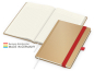 Preview: Match-Book Creme Bestseller A4 Natura braun-individuell, rot