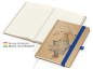 Preview: Match-Book Creme Bestseller Natura braun-individuell  A5, mittelblau