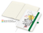 Preview: Match-Book Creme Bestseller Natura individuell A5, grün