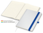 Preview: Match-Book Creme Bestseller A5 Cover-Star matt-individuell, mittelblau