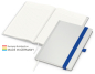 Preview: Match-Book green+blue A5 Natura Recycling, mittelblau