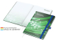 Preview: In-Book Round Bestseller A4, matt-individuell, mittelblau