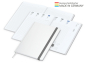 Preview: Match-Hybrid White Bestseller A4, Cover-Star matt-individuell, silbergrau