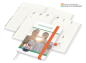 Preview: Match-Hybrid green+blue A5 Cover-Star Recycling-Matt, orange