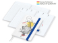 Preview: Match-Hybrid White Bestseller A5, Natura individuell, mittelblau