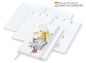 Preview: Match-Hybrid White Bestseller A5, Natura individuell, weiß