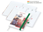 Preview: Match-Hybrid White Bestseller A5, Cover-Star matt-individuell, grün