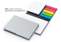 Preview: London White Bestseller 4C-Quality, Bookcover gloss-individuell Farbschnitt blau