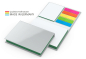 Preview: Prag White Bestseller Bookcover matt-individuell, Farbschnitt grün