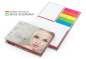 Preview: Prag White Bestseller Bookcover gloss-individuell, Farbschnitt rot