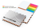 Preview: Budapest White Bestseller Bookcover gloss-individuell, Farbschnitt orange