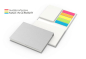 Preview: Brüssel White green+blue,  Bookcover Recycling-Matt