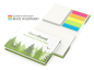 Preview: Brüssel White green+blue, Bookcover Natura