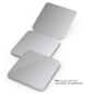 Preview: Cover Karton Round Bestseller, 66 x 66 mm, Softcover matt