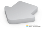 Preview: Form aus 72 x 72 mm, 100 Blatt, Pfeil