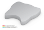 Preview: Form aus 72 x 72 mm, 100 Blatt, Zahn