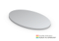 Preview: Form aus 125 x 72 mm, 50 Blatt, Oval
