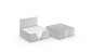 Preview: Pop-Up-Box White 72 x 72, 250 Blatt