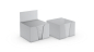 Preview: Pop-Up-Box White 72 x 72, 500 Blatt