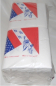 Preview: 250 Servietten USA 33 x 33 cm, 3-lagig 1/4 Falz