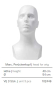Preview: Styrofoam "Marcel" Head White