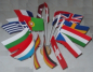 Preview: 50 Paper flags Europe 21 x 12 cm