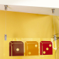 Preview: Fisso steel Univers Decken-paneelhalter, Edelstahl