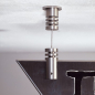 Preview: Fisso steel Univers Decken-paneelhalter, Edelstahl