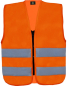 Preview: Kids´ Hi-Vis Safety Vest With Front Zipper Aalborg