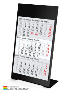 Desktop 3 Color Bestseller, schwarz, 1-Jahr