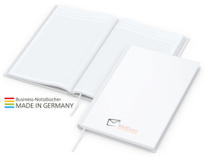 Note-Book Bestseller A5, matt-weiß