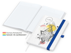 Match-Book White Bestseller A4 Natura individuell, mittelblau
