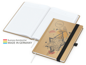 Match-Book White Bestseller A4 Natura braun-individuell, schwarz