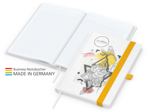 Match-Book White Bestseller A4 Natura individuell, gelb