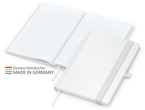 Match-Book White Bestseller A5 Natura individuell, weiß