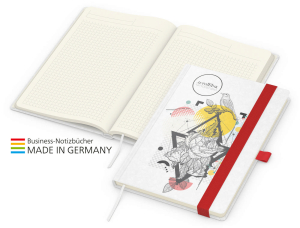 Match-Book Creme Bestseller A4 Natura individuell, rot