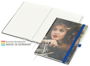 Match-Book green+blue A4 Natura Recycling, mittelblau