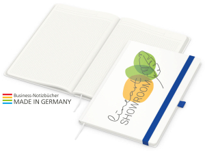 Match-Book green+blue A4 Cover-Star Recycling-Matt, mittelblau