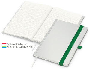 Match-Book green+blue A5 Natura Recycling, grün