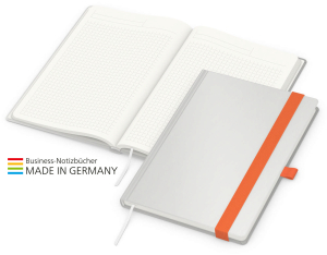 Match-Book green+blue A5 Cover-Star Recycling-Matt, orange